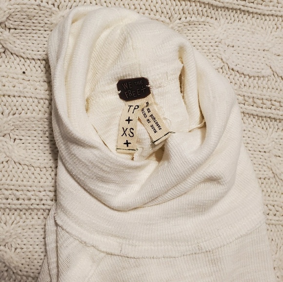 Free People Split Back Turtleneck - Picture 3 of 5